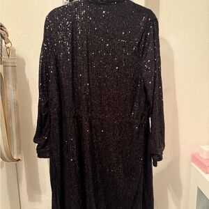BB Dakota sequin duster size medium black